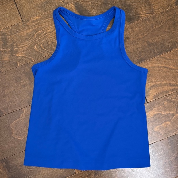 Lululemon Align Waist Length Racerback Tank Top size 8 Galactic Cobalt - Picture 2 of 7